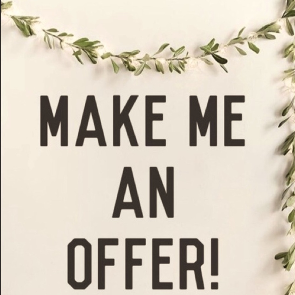 All offers considered 🤩🙌🎉 Thank you 🙏🏻☀️